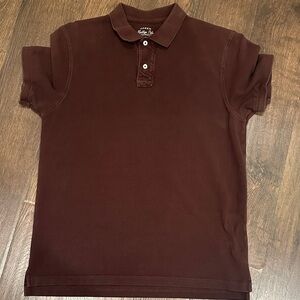 J. Crew Men's Dark Brown Polo Shirt